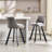 Velvet Upholstered Barstools set of 2-1937479433