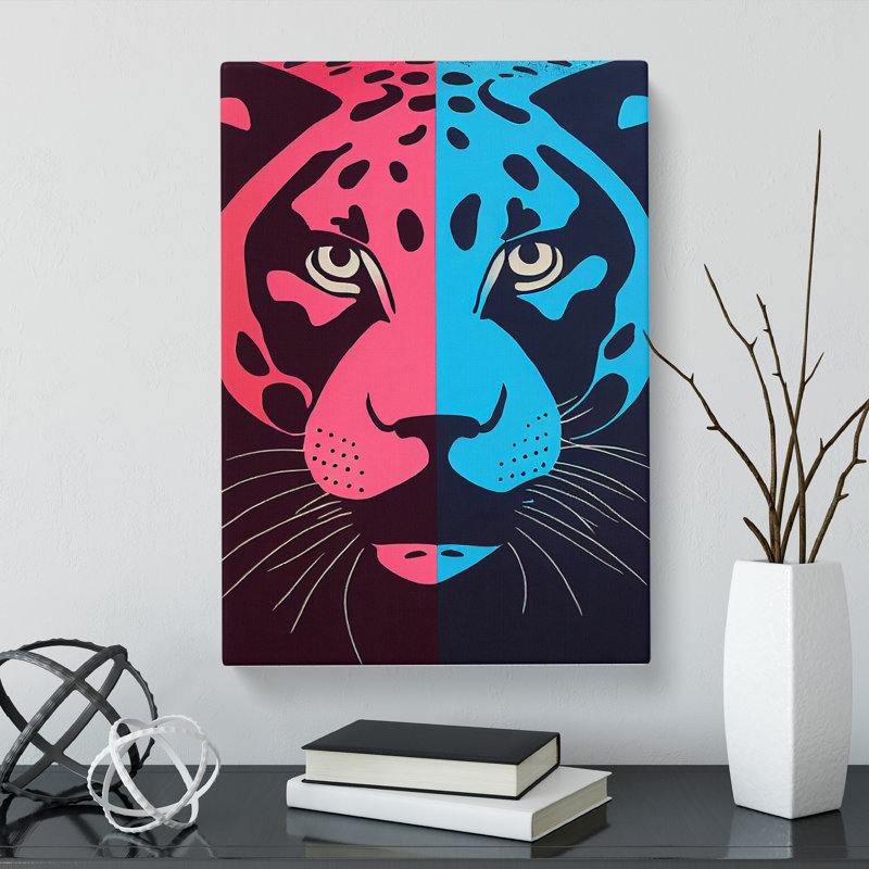 Panther Conceptual - Wrapped Canvas, 76cm H x 50cm W x 3cm D