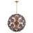 Cailynne 9 Light Aged Brass Pendant-889021037