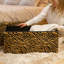 Go-Poufs Knock-Down Rectangular Faux Fur Storage Ottoman |30"x15"x15"-119360879