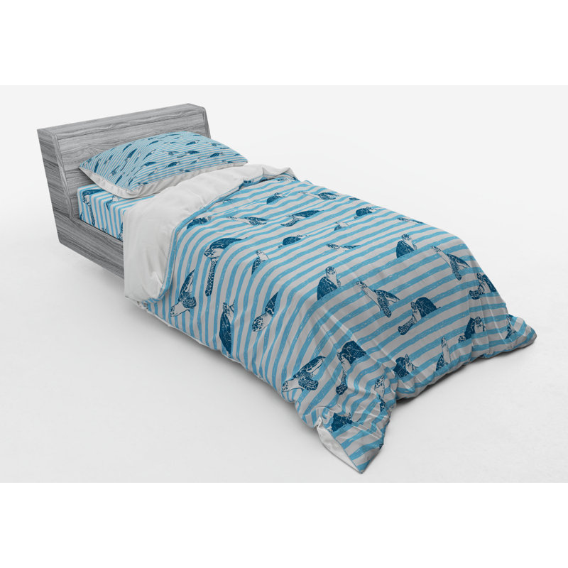 Coastal Polyester Duvet Cover, Twin XL Duvet Cover + 2 Additional Pieces