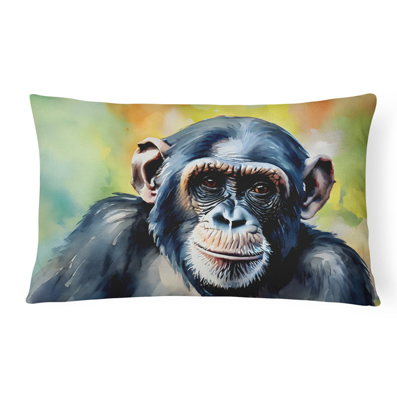 Chimpanzee Throw Pillow