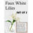 Polyether Polyurethane (PU) Lillies Arrangement in Vase