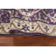 Tapis de couloir oriental mauve Oushak 3 x 10