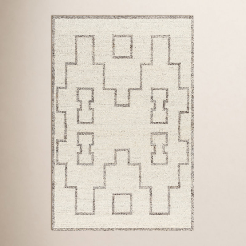Kardarius Wool Moroccan Indoor Rug, Rectangle 2' x 3'