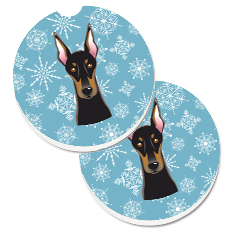 Sous-verre de voiture de neige, Doberman