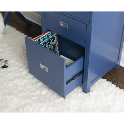 Halstad Modern Writing Desk with Drawers