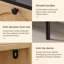 Armoire à chaussures en rotin avec 4 portes rabattables-1192760903