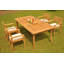 Loehr Outdoor 11 - Piece Teak Dining Set-1829138033-1829138031