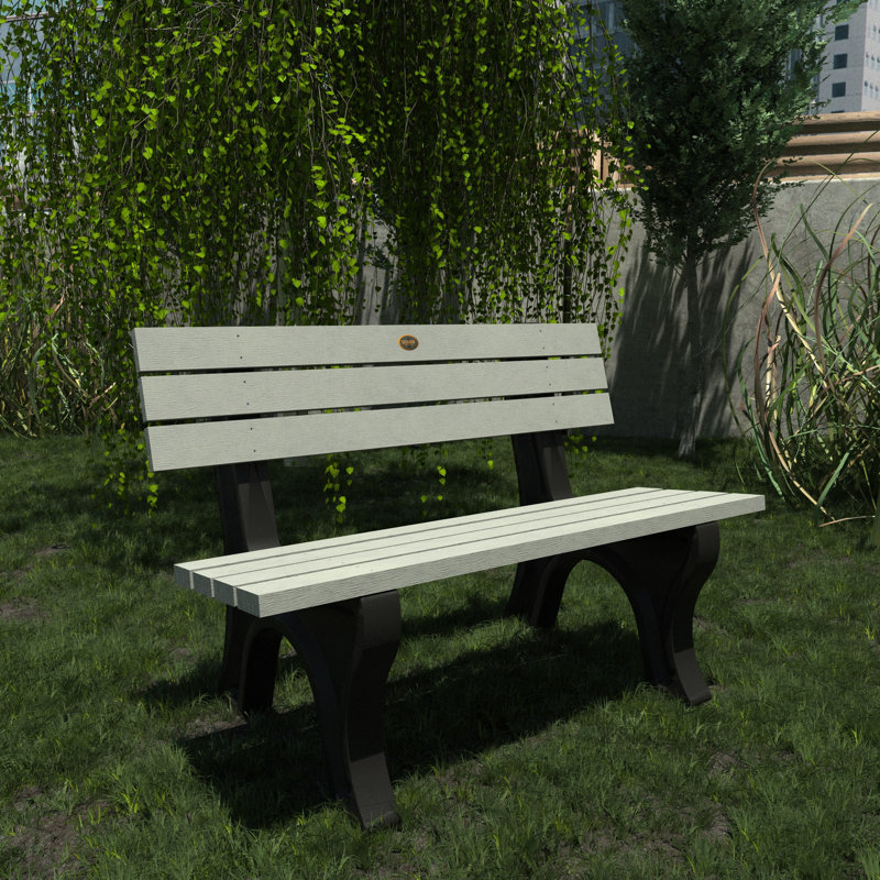 Banc de parc Angelyna Aurora, Gris havre