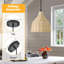 Ensemble de 2 luminaires suspendus en rotin