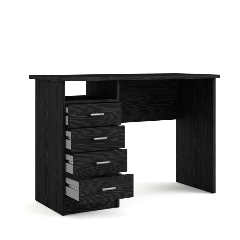 Writing Desk, Black Woodgrain