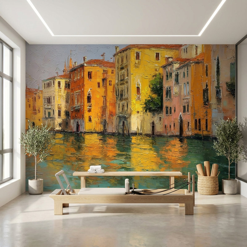 Décoration murale Cityscape, Textured Non-Pasted, 100"x96"