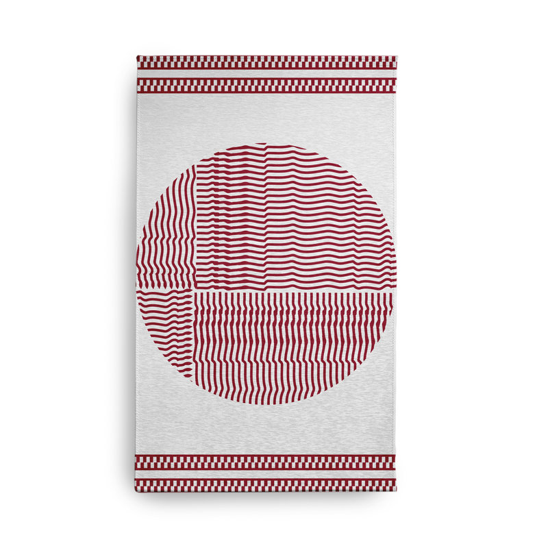 Chenille Geometric Rug