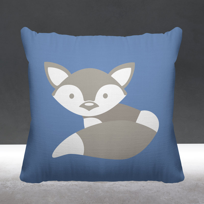 Coussin , Pervenche, H 17 po x l 17 po, Carré