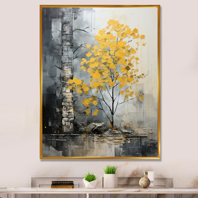 «Trees Verdant Canopy Patchwork», reproduction d'art sur toile