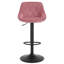 Paynter Swivel Upholstered Adjustable Height Bar Stool with Steel Frame-420153901-314278253