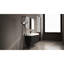 Meuble-lavabo 48 po en chêne foncé avec lavabo en résine et armoire stable