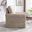 Fauteuil d'appoint pivotant à rayures 33 po Eilzabeth-1922048472