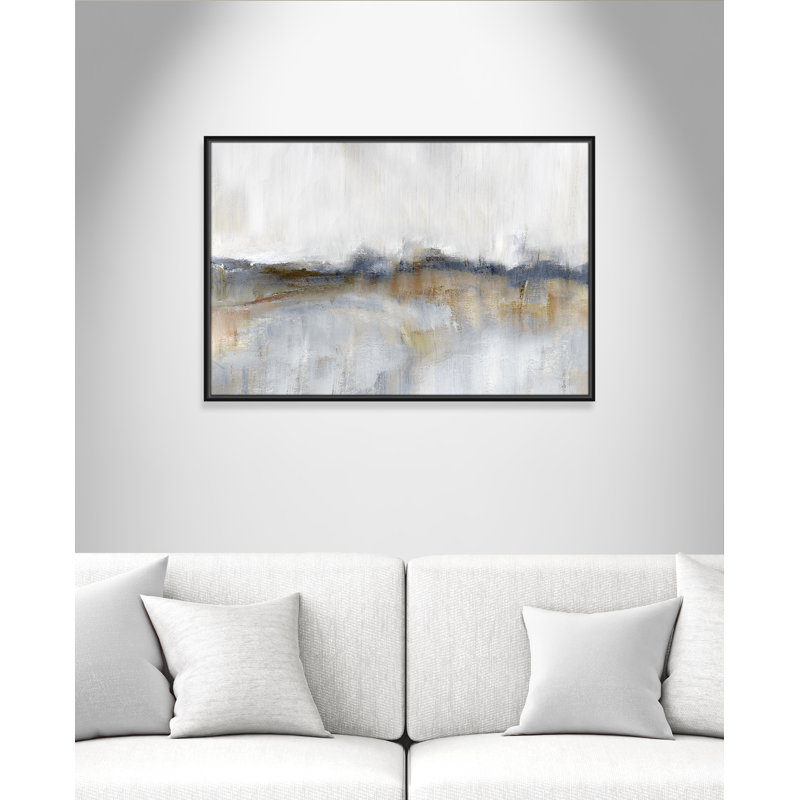 Autumnal Tide by Nan - Floater Frame Print on Canvas, Black Framed, 25.5'' H x 37.5'' W x 2'' D
