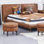 Repose-pieds rond en cuir 21,5 po Jackson-1615363145
