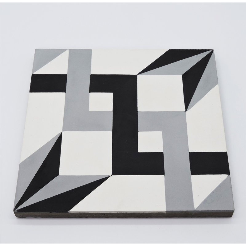 Sahara 8" x 8" Cement Patterned Wall & Floor Tile