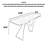 French mid-century style solid wood dining table-783564472