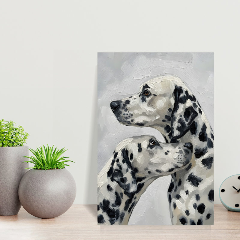 Art dalmatien moderne, H 18 po x l 12 po