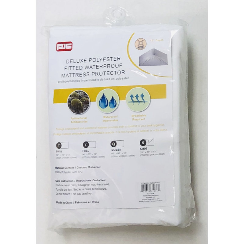 Housse de matelas imperméable, Double