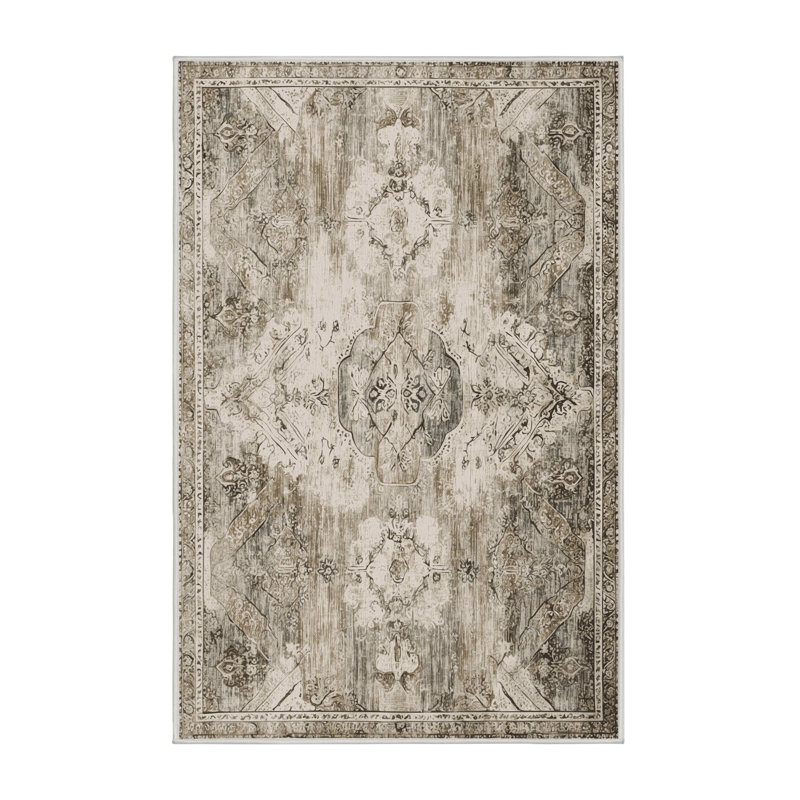 Historic Bloom Rug, Rectangle 4' x 6'