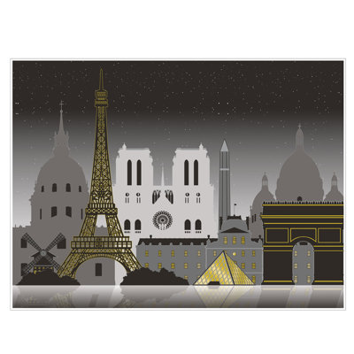 Applique murale Paris Cityscape