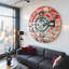 Horloge murale 36 "surdimensionnée pour le salon-123169116