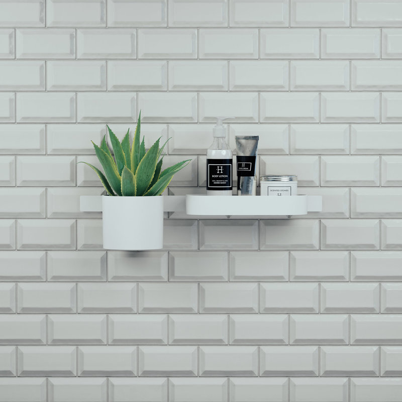 Wallstoris hansgrohe Storage Basket, Matte White