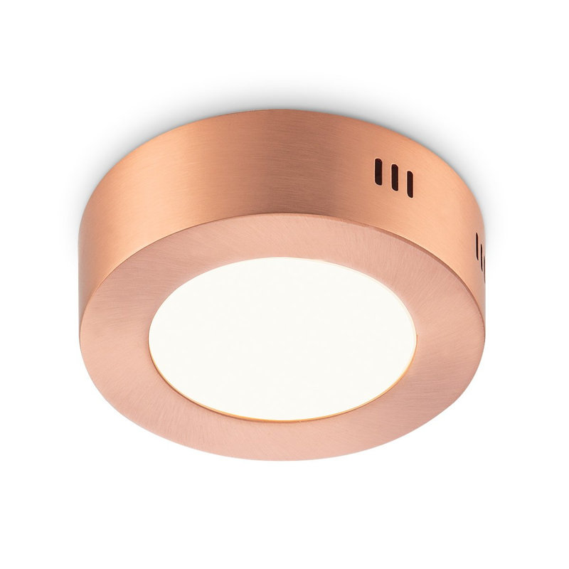 Deherrera LED Flush Mount, Copper