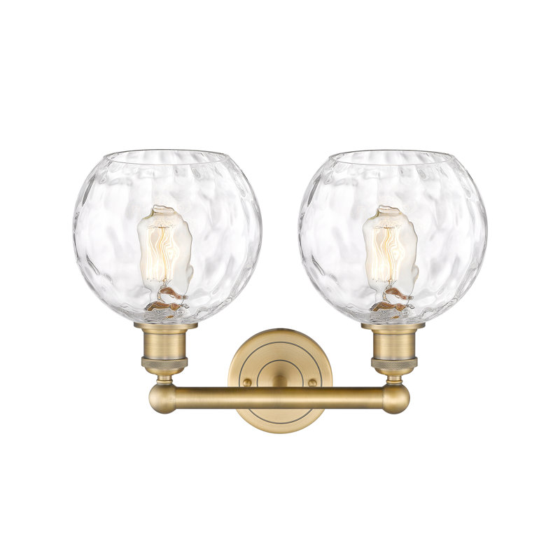 Ambrosane 2 - Light Dimmable Vanity Light, Brushed Brass