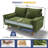 Bellinger 58" Velvet Square Arms Tufted Seat Golden Metal Feet Loveseat-994561882