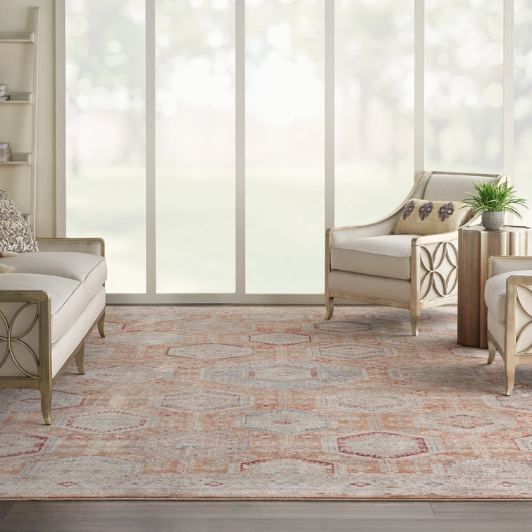 Red/Ivory Area Rug