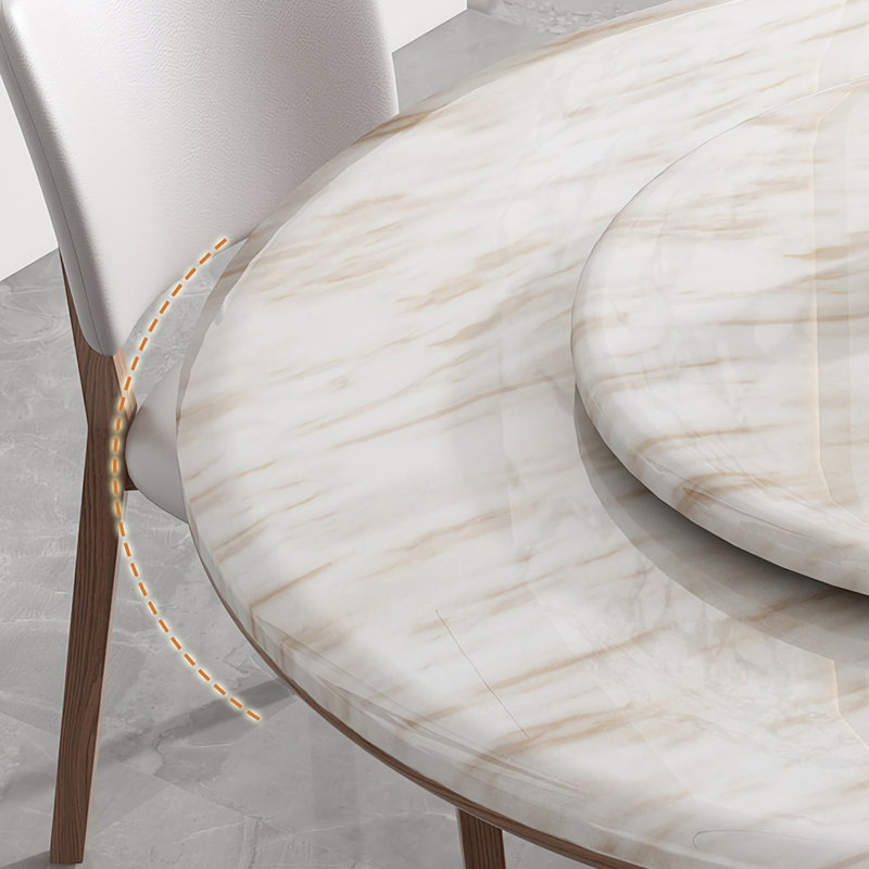 Tables de salle à manger Thick, 29.9"H x 47.2"L x 47.2"W