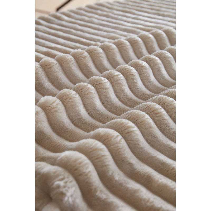 Canapé moderne en tissu beige avec méridienne, meubles de salon spacieux