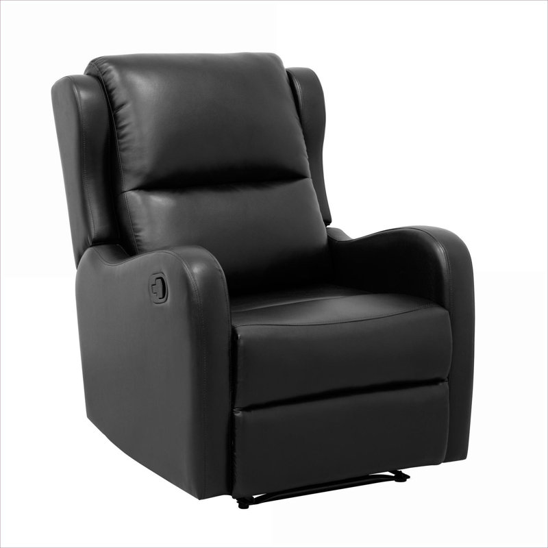 Fauteuil inclinable BEIMO Living, Similicuir noir