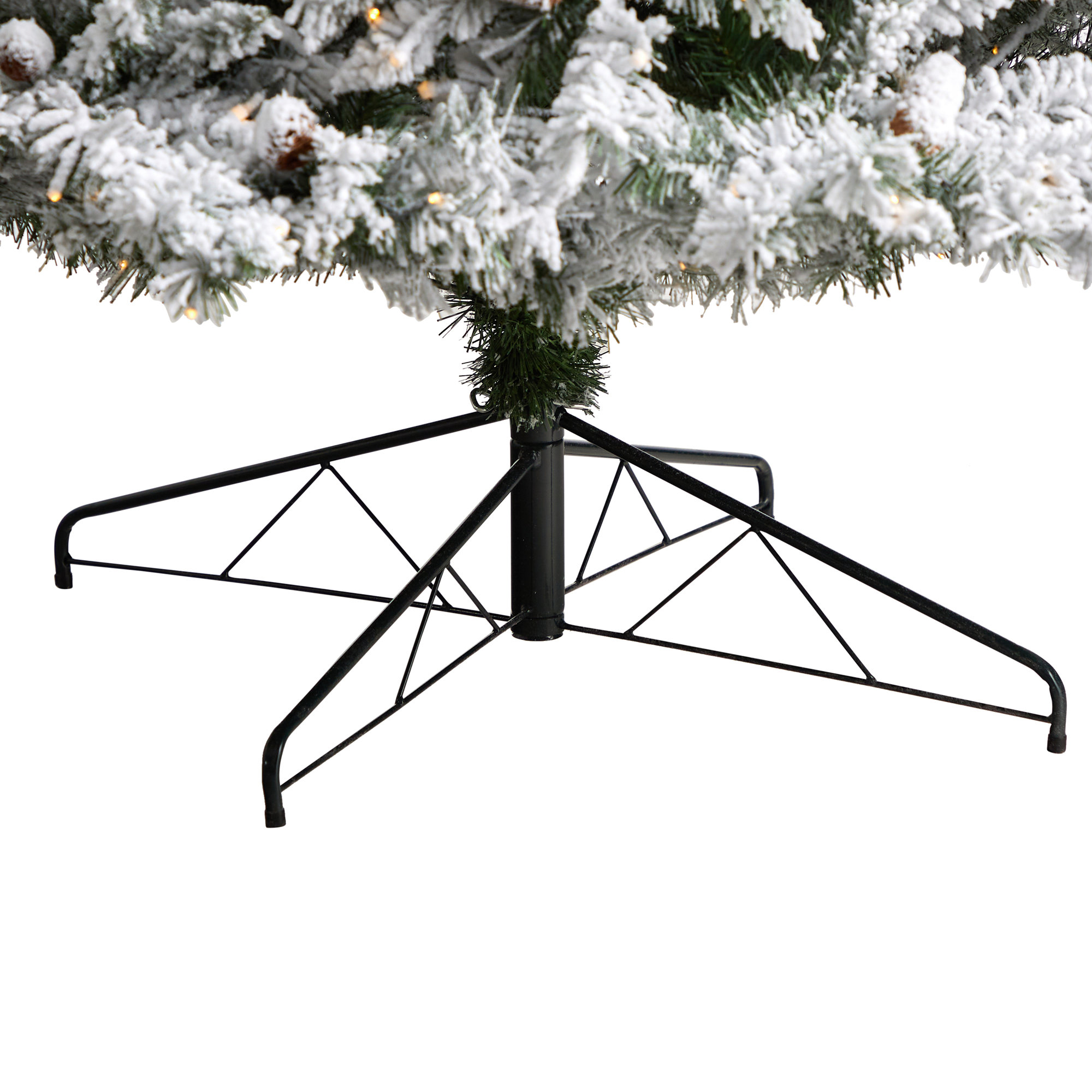 Lighted Artificial Pine Christmas Tree, 3' H