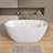 55" Freestanding Soaking Acrylic Bathtub-104907272