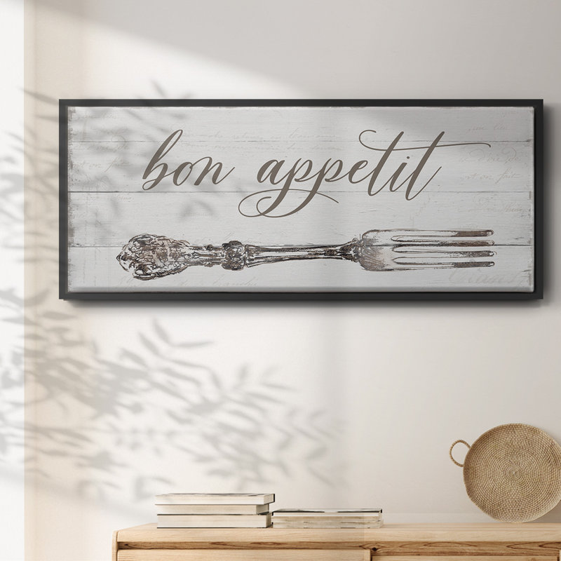 Bon appétit - Toile encadrée
