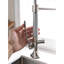 Robinet de cuisine commercial avec pulvérisateur rétractable, robinet à poignée simple-117581025