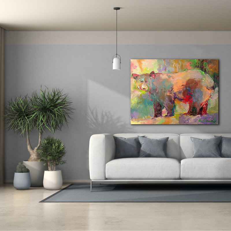 "Artbear" par Richard Wallich, H 40 po x l 54 po x P 1,5 po