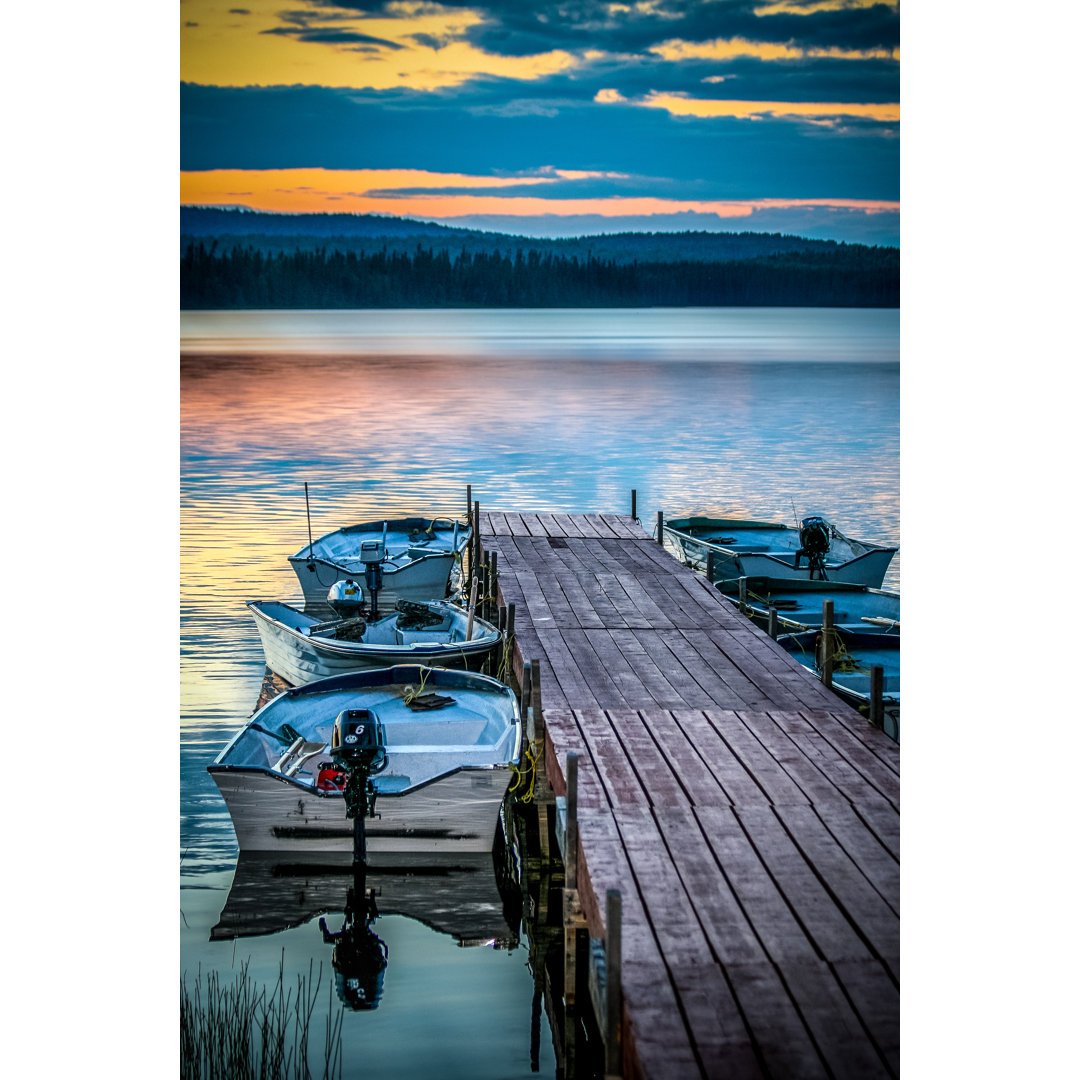 Closeup Of Rowboat - Wrapped Canvas Print
