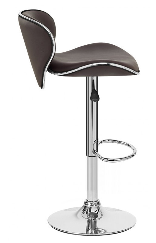 Tabouret tournant à hauteur réglable Boca, Brun