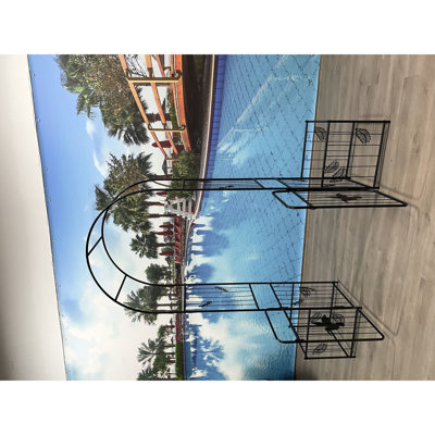 Metal Garden Arch With Doors In Black, Offer Support For Climbing Plants Such As , Jasmine, And Ivy Vines, Outdoor Ornament Black Double Doors, Aid Growth Of Like Decor Component Enhancement
