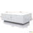 Coffee Table With Sliding Tabletop, Centre Table With Hidden Storage Compartment, Extendable Table