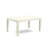 9 Piece Kitchen Table Set Includes a Rectangle Dining Table with Butterfly Leaf and 8 Pink Flamingo Faux Leather Parson Chairs, 42x84 Inch, Linen White-2055563848-2046979069-2136266567